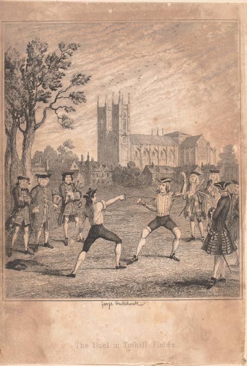 The Duel in Tothill Fields, from for Miscellaneous Scraps