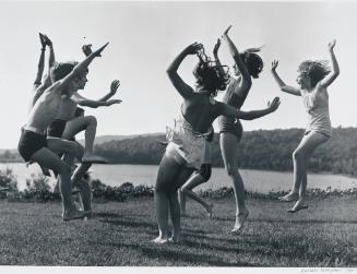 Children Dancing by Lake, Camp Treetops