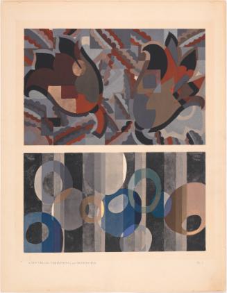 Decorative Designs, plate 2 from Nouvelles Variations: Soixante-Quinze Motifs Décoratifs en Vingt Planches