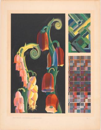 Decorative Designs, plate 3 from Nouvelles Variations: Soixante-Quinze Motifs Décoratifs en Vingt Planches