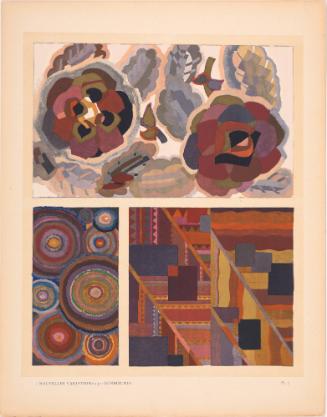 Decorative Designs, plate 5 from Nouvelles Variations: Soixante-Quinze Motifs Décoratifs en Vingt Planches
