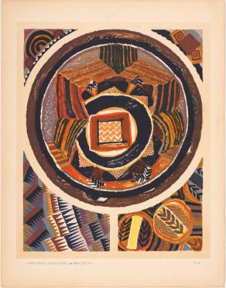 Decorative Designs, plate 9 from Nouvelles Variations: Soixante-Quinze Motifs Décoratifs en Vingt Planches