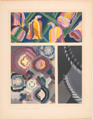 Decorative Designs, plate 10 from Nouvelles Variations: Soixante-Quinze Motifs Décoratifs en Vingt Planches
