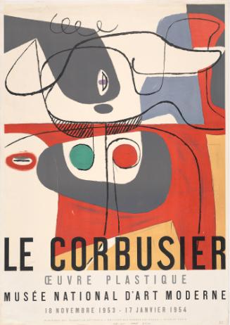 Poster: Le Corbusier, Musee Nationale D'art Moderne