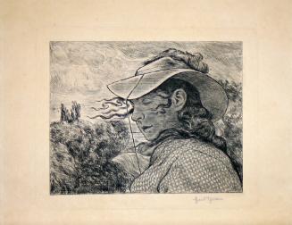 Portrait with Florentine Hat (Windy Day) from The Insel Portfolio