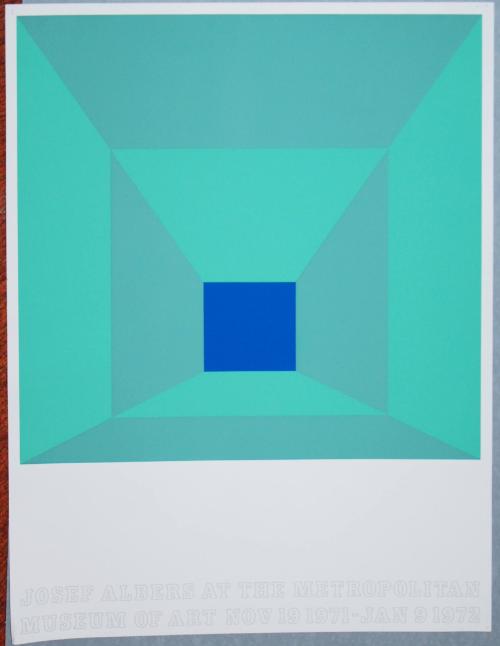 Exhibition Poster for Josef Albers at the Metropolitan Museum of Art