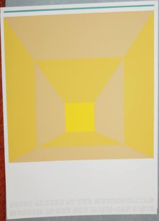 Exhibition Poster for Josef Albers at the Metropolitan Museum of Art