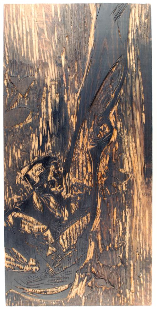 Woodblock for Large Color Print (l87.55.1148-1153)