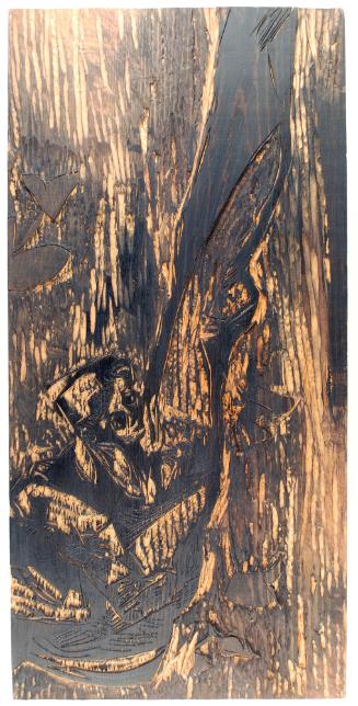 Woodblock for Large Color Print (l87.55.1148-1153)