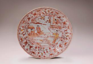 Dish with Boating Scene