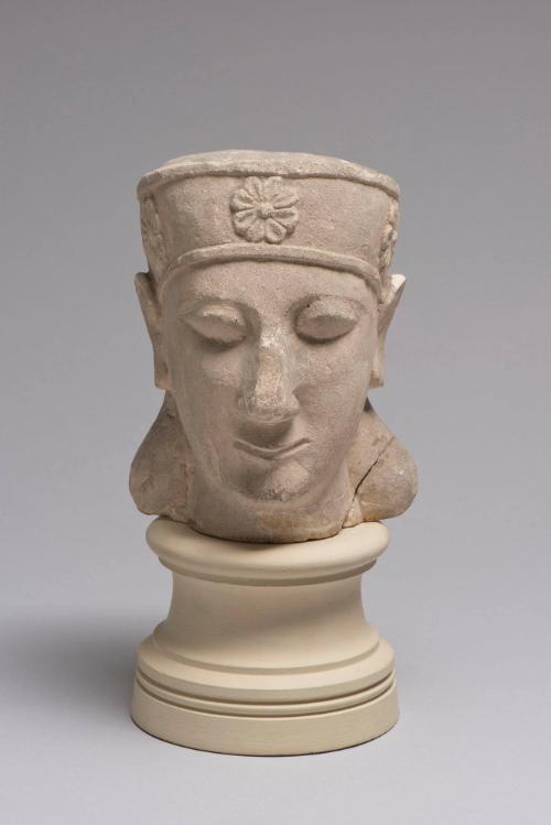 Head with Rosette Diadem from a Male Votary with "Cypriot Shorts"