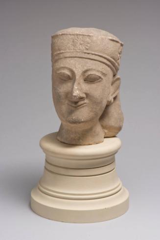 Head with Rosette Diadem from a Male Votary