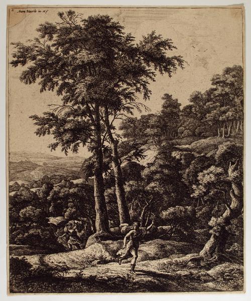 Landscape with Apollo and Daphne, from the Series of Six Mythological Scenes