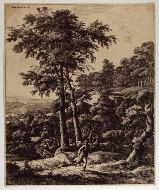 Landscape with Apollo and Daphne, from the Series of Six Mythological Scenes