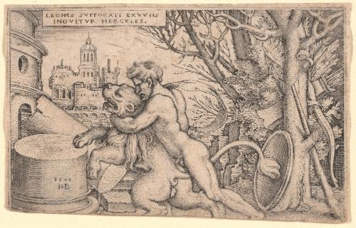 Hercules Strangling the Nemean Lion