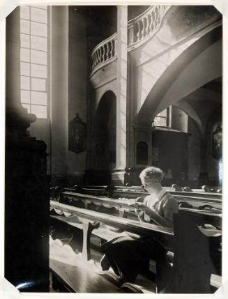 Untitled (Woman in Church in Armorbach)