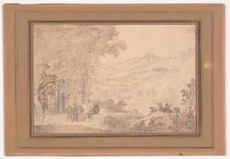 Classical Landscape with Figures and Ruins