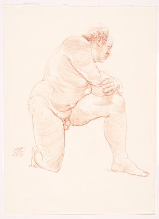 Older Man Kneeling