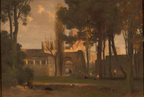 View of the Porta Tiburtina, Rome