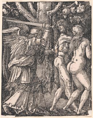The Expulsion from Paradise, from the Small Woodcut Passion