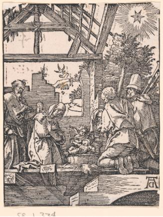 The Nativity, from the Small Woodcut Passion