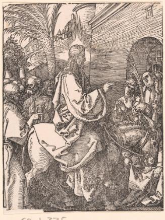 Christ's Entry into Jerusalem, from the Small Woodcut Passion