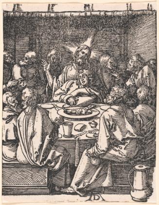 The Last Supper, from the Small Woodcut Passion