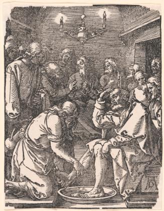 Christ Washing the Feet of the Disciples, from the Small Woodcut Passion