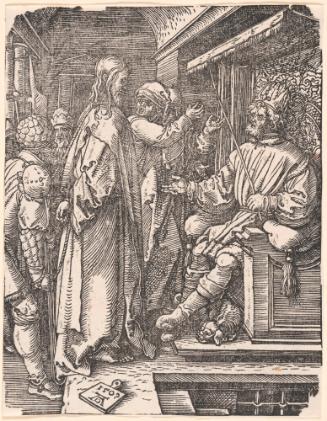 Christ Before Herod, from the Small Woodcut Passion