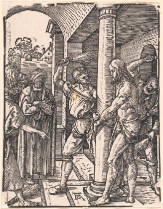 The Flagellation, from the Small Woodcut Passion