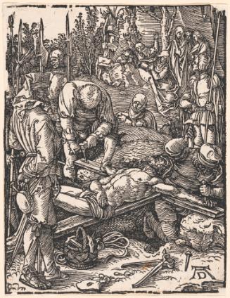 Christ Nailed to the Cross, from the Small Woodcut Passion