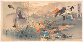 The Sino-Japanese War: A Picture of the Great Victory at Fenghuangcheng