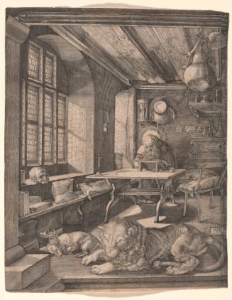 Saint Jerome in his Study