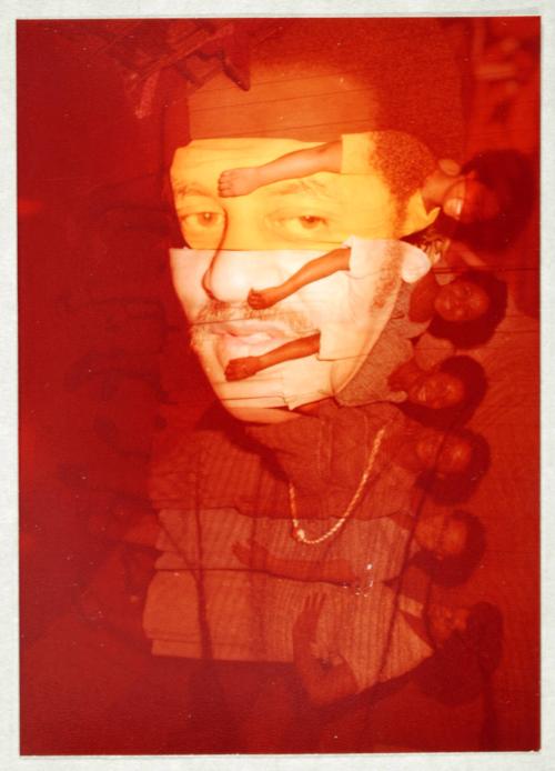 Double Exposure Man (color with arms in face)