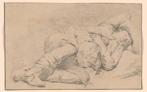 A sleeping youth