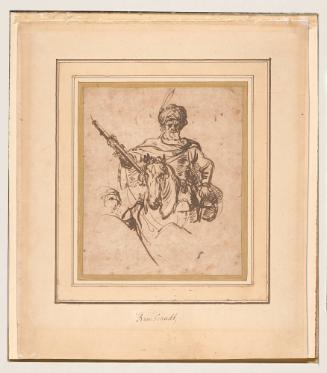 Man in Turban on Horseback