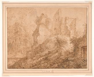Landscape with Ruins, Possibly Castle Egmond