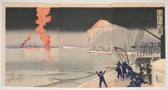 Hurrah for the Great Victory of the Navy of Great Japan at the Naval Battle of Incheon between Japan and Russia