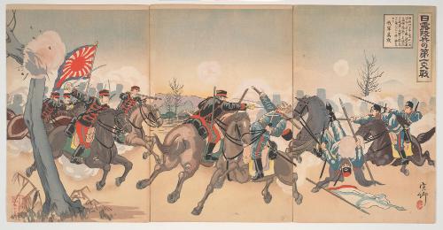 The First Engagement of the Japanese and Russian Land Forces