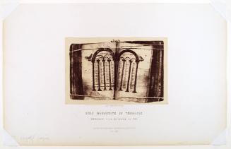 Manuscript Bible by Theodolphus, the Property of Puy Cathedral (Bible Manuscrite de Téodulphe, Appartenant a la Cathédrale du Puy), plate 25 from Album photographique d’archéologie religieuse