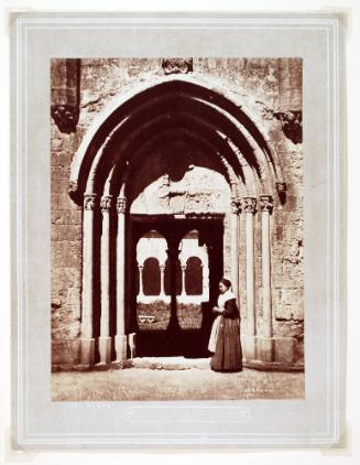 Arlesienne at the Entrance of the Cloisters of St. Trophime