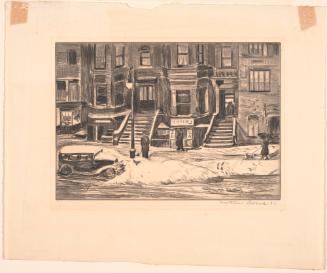 Untitled (Snowy Street Scene)