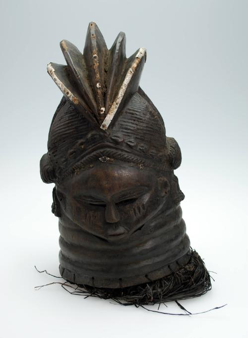 Bundu Sande Society Helmet Mask