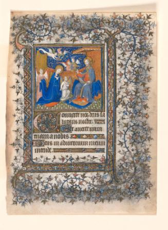 Coronation of the Virgin (Illustration for the Penitential Psalms)