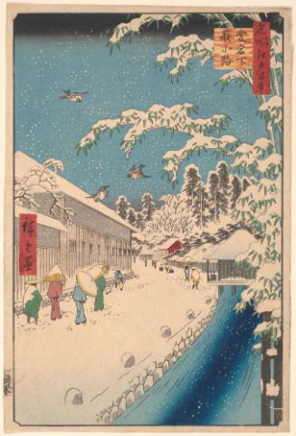 Atagoshita and Yabu Lane, from the series One Hundred Famous Views of Edo