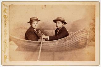 Two Children in a Rowboat