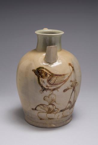 Ewer with Bird Decoration