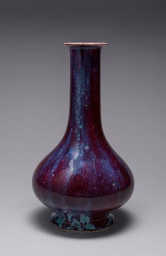 Vase with Flambe Glaze