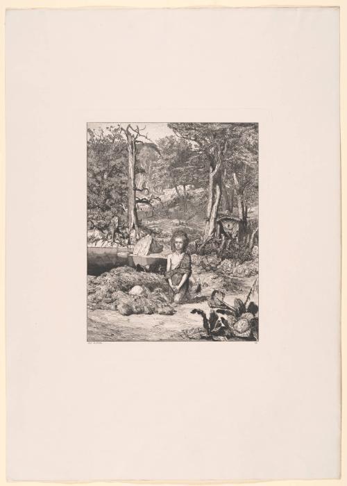 Simplicius at the Hermit's Grave, plate 8 from Intermezzi [Opus IV]