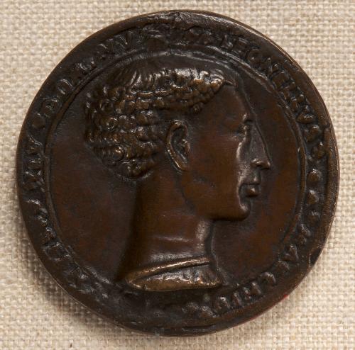 Obverse: Portrait Medal of Leonello d’Este, Duke of Ferrara (1441-1450)
Reverse: Leda and the Sawn